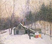 Lilla Cabot Perry A Snowy Monday Spain oil painting artist